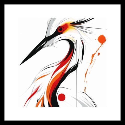 Plakat 20x20cm Bocian na Arena.pl