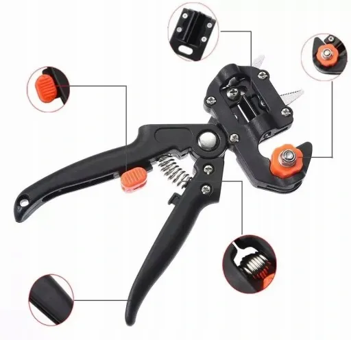 ZESTAW SEKATOR DO SZCZEPIEŃ OKULIZACJI DRZEW krzewów + taśma 11 szt +MAŚĆ zdjęcie 6