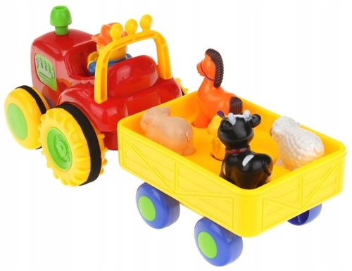 Traktor Farmer z Dźwiękami Interaktywny Zwierzątka na Arena.pl