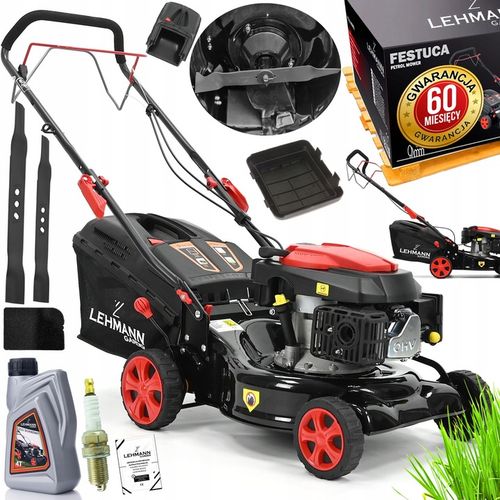 KOSIARKA SPALINOWA LEHMANN 44CM NAPĘD POTĘŻNA SILNIK 146CC MULCZOWANIE 6KM na Arena.pl