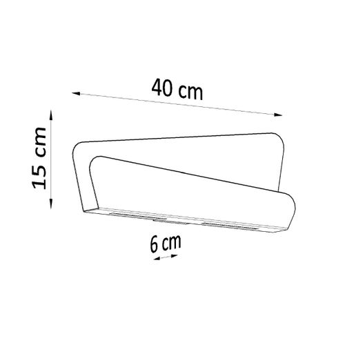 Kinkiet BASCIA biały na Arena.pl