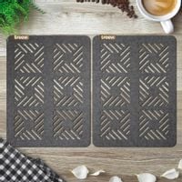 2 SZT GRUBA PODKŁADKA Z FILCU POD TALERZ 40x30 CM