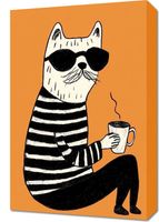 Obraz 40x60cm Kawusia Minimalistyczny , Wnętrza Styl Skandynawski, Boho