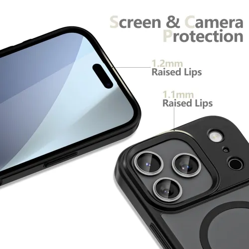 etui tech-protect magmat magsafe na iphone 17 pro - czarny mat na Arena.pl
