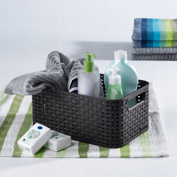 Curver Koszyk Pojemnik Z Pokrywką Przechowywanie zdjęcie 4