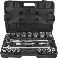 KLUCZE NASADOWE 21EL. 3/4 DUŻE NASADKI ZESTAW TIR CRV