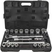 KLUCZE NASADOWE 21EL. 3/4 DUŻE NASADKI ZESTAW TIR CRV