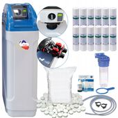 Zmiękczacz wody - 30L, sól, test, wkłady