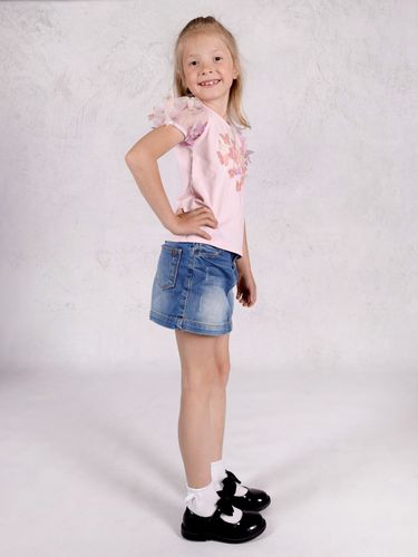 Skarpety dziewczęce bawełniane ażurowe z jetami białe 2PAK 31-34 YOCLUB na Arena.pl