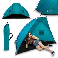 NAMIOT PLAŻOWY Półnamiot na Plażę OCHRONNY WNETYLACJA Tadar 220x115x115 cm