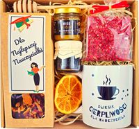 Prezent na Dzień Nauczyciela Kosz Prezentowy dla Nauczycielki Nauczyciela