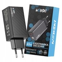 SZYBKA ŁADOWARKA KOSTKA Sieciowa QUICK CHARGE 3.0 POWER DELIVERY z INDUKCJĄ