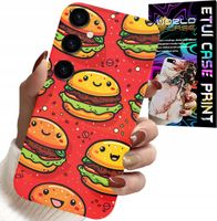 ETUI DO SAMSUNG GALAXY A04S - SŁODKIE UŚMIECHNIĘTE BURGERY POKROWIEC