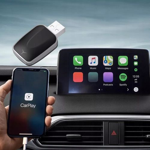 ADAPTER MODUŁ CARPLAY ANDROID AUTO BEZPRZEWODOWY WFI BT DLA IOS na Arena.pl
