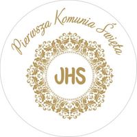 Opłatek na tort Tort Pierwsza Komunia Święta Komunijny Biblia Hostia Tekst