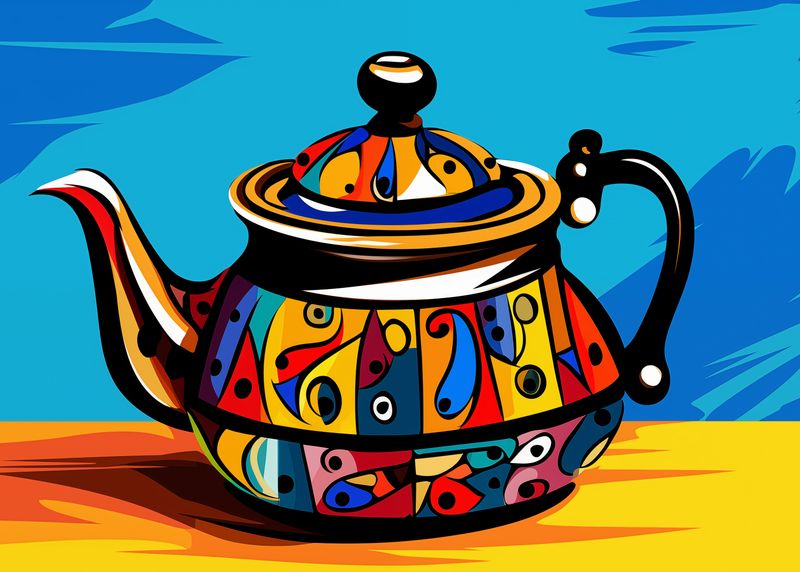 Plakat 70x50cm Może Herbatki? zdjęcie 1