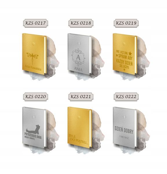 grawerowany kalendarz dzienny 2026 A5 złoty/srebrny TRANSPORT SPEDYCJA zdjęcie 11