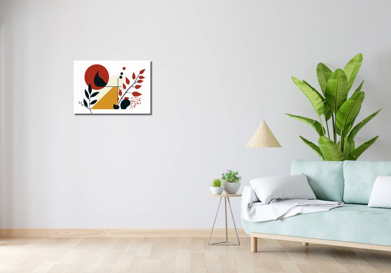 Obraz 60x40cm Ogień i Flora zdjęcie 2