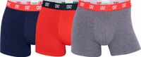 Bokserki męskie CR7 Basic Trunk 3 pary grey melange/red/navy XL