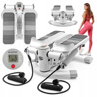 STEPPER SKRĘTNY step 2w1 steper z LINKAMI do ćwiczeń schody LICZNIK LCD