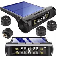 SOLARNY 4x CZUJNIK TPMS CIŚNIENIA I TEMPERATURY OPONACH W KOŁACH LCD SMART