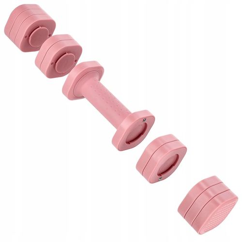 HANTELKI HANTLE CIĘŻARKI REWGULOWANE 4w1 ZESTAW DO ĆWICZEŃ FITNESS 2x2,27kg na Arena.pl