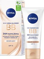 Nivea BB Krem 5 w 1 Nawilżający SPF15 odcień jasny