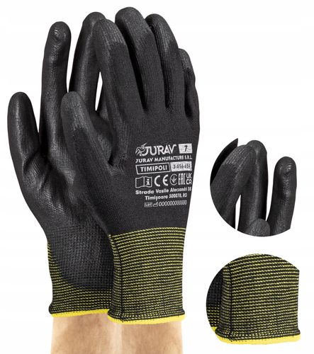 rękawice robocze czarne j-timipoli_bb7-s - 120 par na Arena.pl