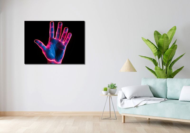 Obraz 100x70cm Dotyk Przyszłości zdjęcie 2