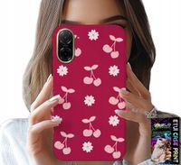 ETUI DO XIAOMI REDMI A5 - WISIENKI, WIŚNIE NA BORDOWYM TLE + FOLIA