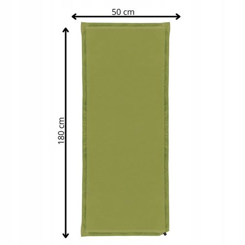 MATA SAMOPOMPUJĄCA KARIMATA 180x50cm MIĘKKA ZIELONA GRUBA POKROWIEC MATERAC na Arena.pl