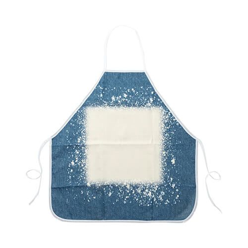 Fartuch lniany Bleached Starry Denim do sublimacji zdjęcie 1