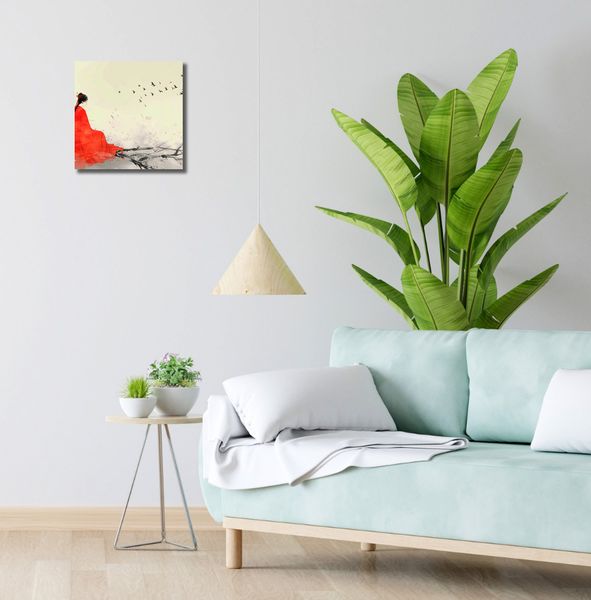 Obraz 30x30cm Diva Na Gałęzi zdjęcie 2