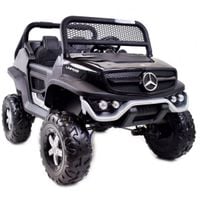 MERCEDES BENZ UNIMOG 4X4,12V14AH, AMORTYZATORY, MIĘKKIE KOŁA