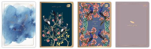 ZESZYT A5 80 LINIA METALLIC SATIN GOLD INTERDRUK na Arena.pl