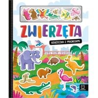 ZWIERZ. KSIĄŻECZKA Z MAGNESAMI