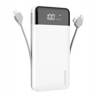 DUDAO POWERBANK 20000mAh DUŻA POJEMNOŚĆ + KABEL USB C LIGHTNING MICRO USB