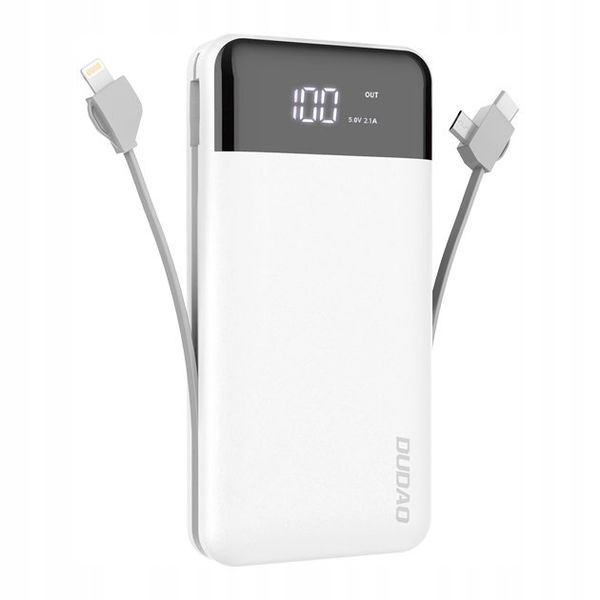 DUDAO POWERBANK 20000mAh DUŻA POJEMNOŚĆ + KABEL USB C LIGHTNING MICRO USB zdjęcie 1