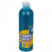 FARBA SZKOLNA ASTRA 250ML BROKATOWA TURKUSOWA