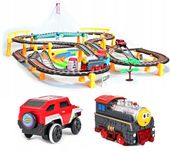 LT61 OGROMNY TOR WYŚCIGOWY KOLEJKA ELEKTRYCZNA 700cm POCIĄG