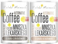 Polski Mniszek Zestaw 2 kaw - czekoladowa + orzechowa Pyszny smak Trawienie