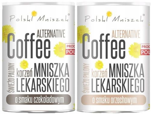 Polski Mniszek Zestaw 2 kaw - czekoladowa + orzechowa Pyszny smak Trawienie na Arena.pl