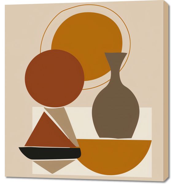 Obraz 90x100cm Geometryczna Utrata zdjęcie 1