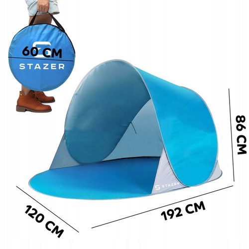 AUTOMATYCZNY NAMIOT PLAŻOWY NA PLAŻĘ SAMOROZKŁADAJĄCY POPUP 192x120x86 CM na Arena.pl