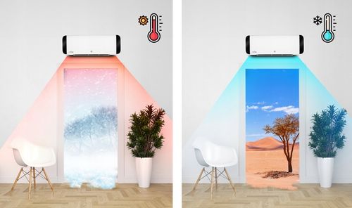 KURTYNA POWIETRZNA TERMOWENTYLATOR GRZEJNIK ELEKTRYCZNY 2000W PILOT + Wi-Fi na Arena.pl