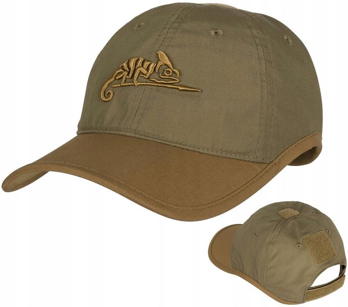 Czapka z Daszkiem HELIKON LOGO Bejsbolówka Regulowana Adaptive Green/Coyote zdjęcie 1