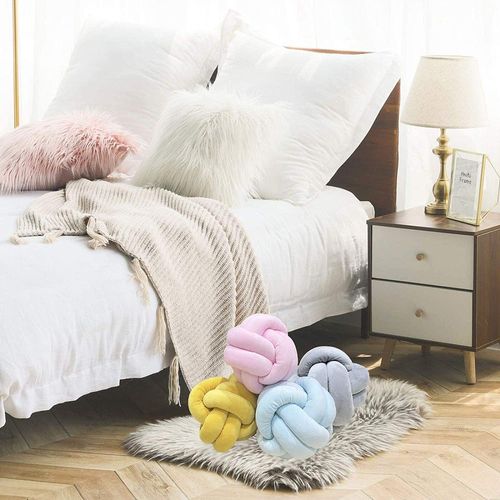 Pleciona poduszka PIŁKA SUPEŁ WĘZEŁ KNOT 20cm na Arena.pl