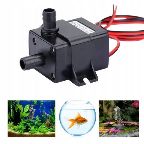 POMPA POMPKA DO WODY CIECZY OBIEGOWA ELEKTRONICZNA DO AKWARIUM 240L/H na Arena.pl