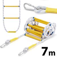 Drabina sznurowa linowa pleciona na dach HIGHER 7m FIBERGLASS dekarska