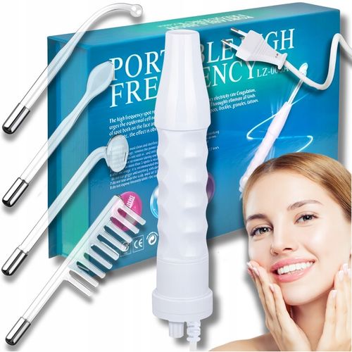 Urządzenie darsonval derma wand pro najmocniejszy LZ006A 4 elektrody peloty na Arena.pl